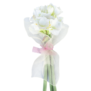 Ramo de Amaryllis Blancos Artificiales - 3